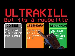 Ultrakill but we get upgrades