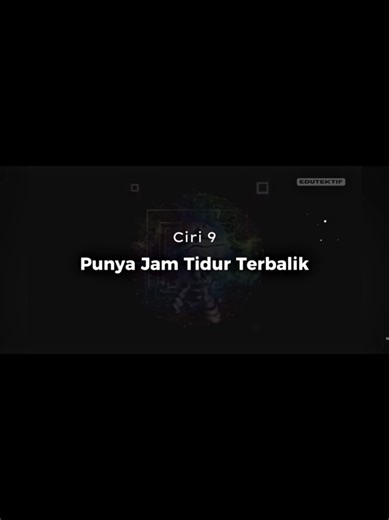 Part 9 | Penjelasan nya🥱😴👇 Punya Jam Tidur Kebalik 🕰️🌙 Tidak semua orang dengan jam tidur kebalik itu pemalas. Pada sebagian orang, justru saat malam hari otak mereka bekerja paling aktif. Ketika dunia mulai sunyi dan gangguan berkurang, pikiran menjadi lebih fokus, ide lebih mudah muncul, dan pemikiran terasa lebih dalam. 🧠✨ Beberapa penelitian bahkan menemukan bahwa orang dengan IQ lebih tinggi sering memiliki pola tidur yang sedikit berbeda dari kebanyakan orang. Mereka cenderung lebih 