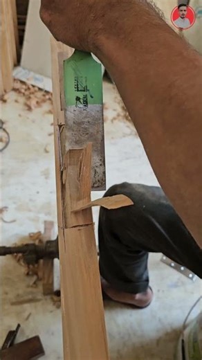 Door Hinges Fitting Process #woodworking #tips