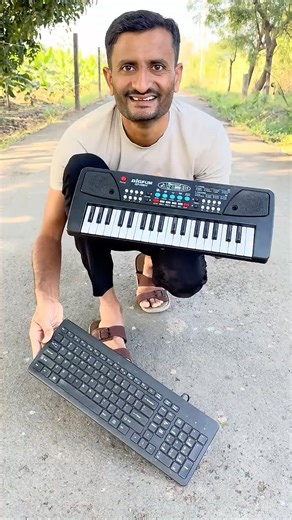 Computer Keyboard Vs Electric Key Piano Unboxing