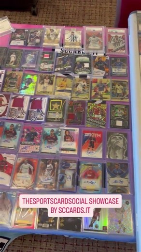 SETUP SHOWCASE IS READY FOR THE CARDSHOW ALL DAY!!! If interested in any card Dm Us!! #sportscard