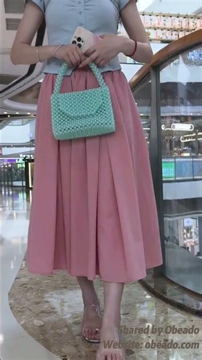 Handmade Pearl Bag #beadwork #pearlbag