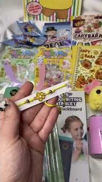 #sanrio #disney #sürprizkaşık #unboxing #haul #kuromi #sticker #toys #mickeymouse #diy #miniso