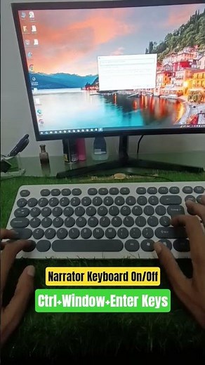 PC Narrator Keyboard On / Off Windows 10 Pro Shortcut Keys | #shortcutkeys #pctips #shorts #ytshort