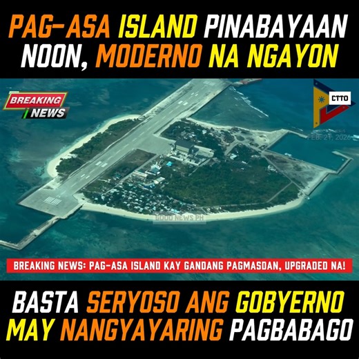 PAG-ASA ISLAND PINABAYAAN NOON MODERNO NA NGAYON. BASTA SERYOSO ANG GOBYERNO MAY MANGYAYARING PAGBABAGO. #goodnewsphilippines #pagasaisland #kalayaanisland #chinaphilippines #fypシ゚viralシfypシ゚viralシalシ #reelsvideoシ #fbreelsvideo #fbpost2026 #BREAKING #LatestNews #Philippines #trendingpostchallenge | GOOD News Philippines