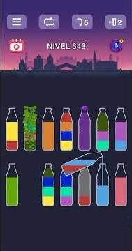 Water Sort Puzzle nivel 343
