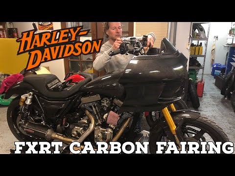 Fxrt Fairing Carbon Fibre Road King Dyna FXR Softail Club Style Dominator Motorcycles