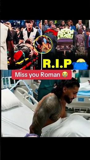Roman reigns has died😥 This is 100% fake news guys roman reigns has alive just injured😉 #wwe #wwefan