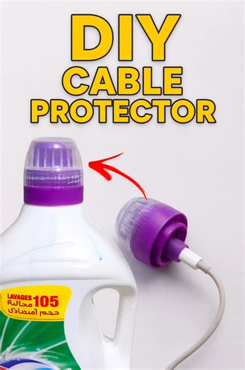 Genius Bottle Cap Hack to Protect Your Charger! #shorts #diy#craft#handmade