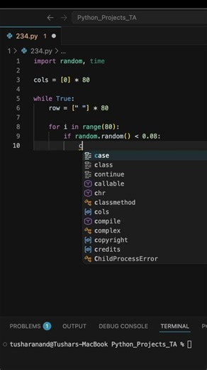 Matrix waterfall #shorts #matrix #digitalrain #coding