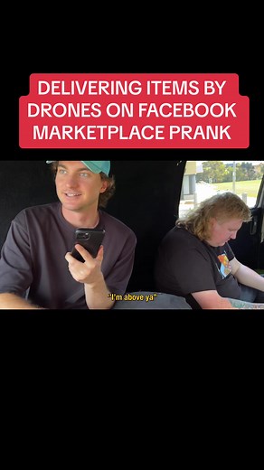DELIVERING ITEMS BY DRONES ON FACEBOOK MARKETPLACE PRANK