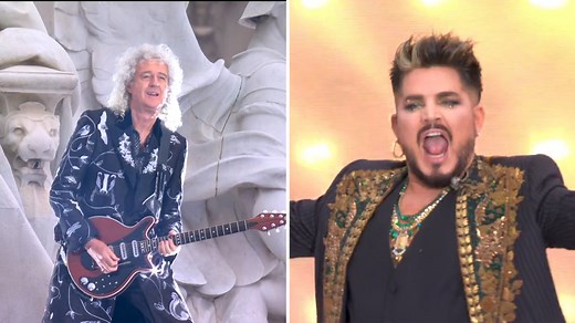 Brian May and Queen kick off the Queen's Party at the Palace