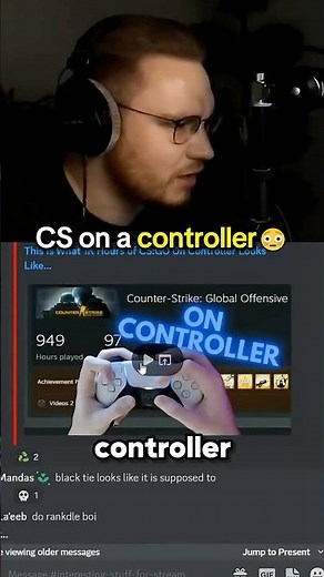 CS on a controller😳