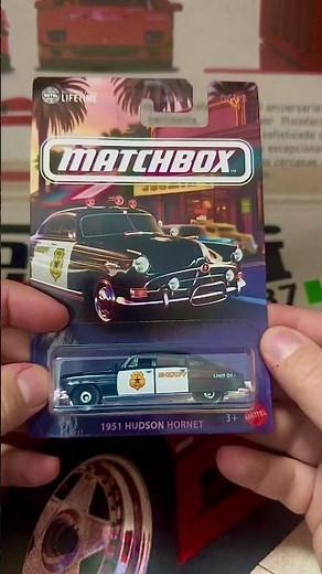 Matchbox 1951 Hudson Hornet Police Car Unboxing! 🚓✨ #Matchbox #HudsonHornet #Diecast