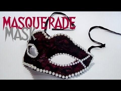 DIY * Venetian Masquerade Mask * How to Decorate Mask * Tutorial