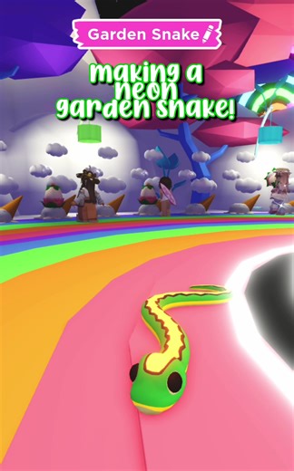 Making a NEON Garden Snake! 🐍🪴 | #Roblox #robloxfyp #robloxgames #robloxedit #robloxx #adoptme #playadoptme #robloxadoptme #adoptmepets #adoptmenew #adoptmeupdate #adoptmegardenegg #adoptmeneon #adoptmegardensnake