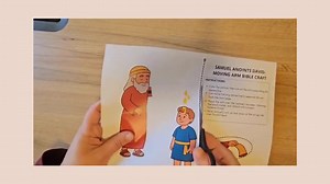 Samuel Anoints David – Printable Moving Arm Bible Craft, Book of Samuel, Activity for Kids, Sunday School ,christian Homeschool Lesson, VBS - Etsy Australia