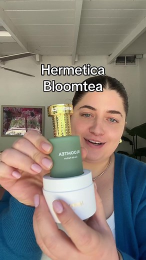 Like eating sweet tarts in the garden 🫶🏻 #bloomtea #hermetica #perfumetok #fragrance