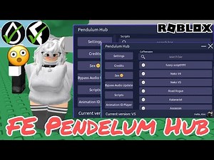 FE Universal Hub Script | Pendulum Hub V5 | Hydrogen and Fluxus - Roblox Mobile Exploiting