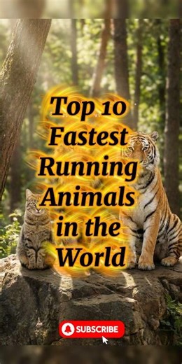 📈Top 10 Fastest Running Animals in the World”🐆💨 #top10 ani #animalworld #amazon #wildlife #nature
