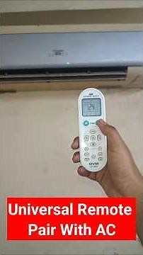 How to Set Universal Remote for AC| How to Connect Universal Remote with AC