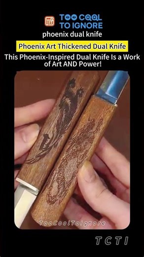 This Phoenix-Inspired Dual Knife Is a Work of Art AND Power!
