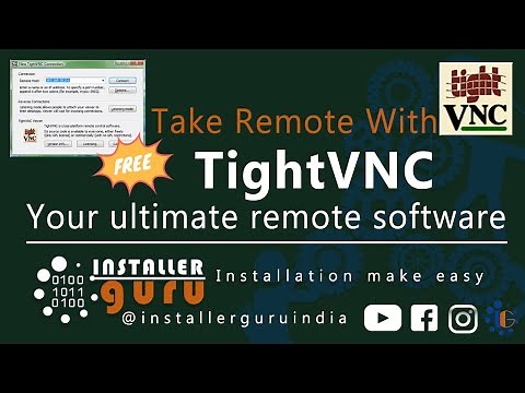 TightVNC your ultimate remote software based on VNC protocol (English) #vnc #remoteaccess 🔥🔥💻