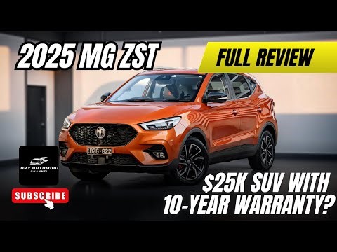 2025 MG ZST Review – Small SUV, Big Tech for $25K!
