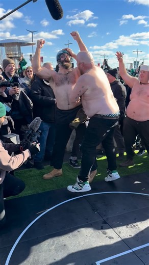 New Heights on Instagram: "JASON KELCE. BELLY BUCKING CHAMPION."