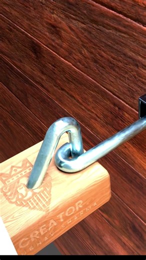 DIY Automatic Door Stopper: Tech_01 #shorts #woodworking #diy #asmr