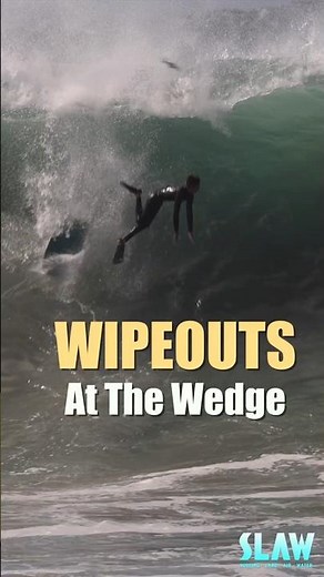 Wipeouts at The Wedge : Epic Reel #surf #surfingmagazine #surfing