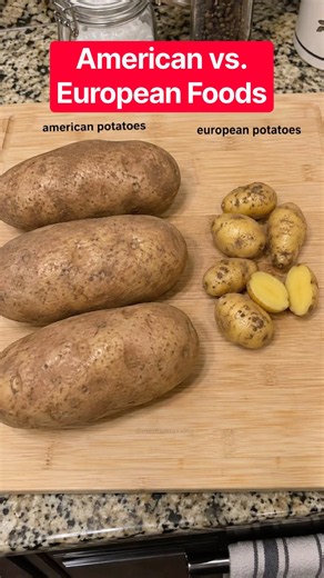 American vs European Foods #shorts #shortvideo