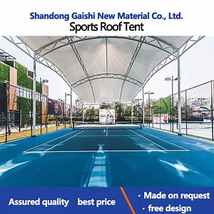 [Hot Item] PVDF Membrane Structure Sunshade Padel Court Roof Sport Court Stadium Tents