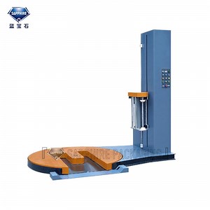 [Hot Item] Semi-Automatic M-Type Pallet Wrapping Machine Stretch Wrapping Film Machine