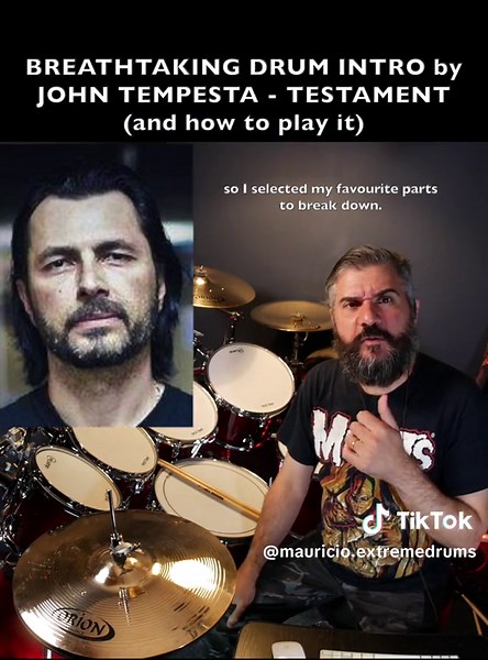 Monster Drum Intro by John Tempesta - Testament's 'LOW' (1994)