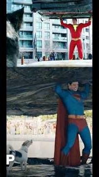SHAZAM 2019 SAVES A DOG FROM A FALLING BUS & SUPERMAN 2025 SAVES A DOG FROM A FALLING KAIJU'S FOOT