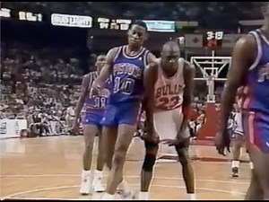 Dennis Rodman Defense on Michael Jordan - 1990 NBA ECF