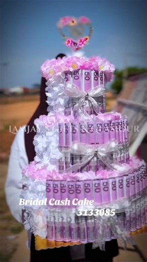 Bridal Cash Cake - Wedding Cake Inspiration