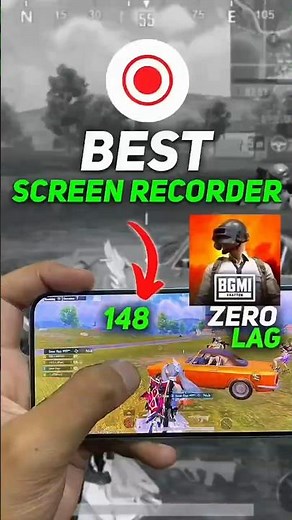 Best Screen Recorder Settings for Smooth Gameplay | No Lag Recording Tips 🔥📱#shorts