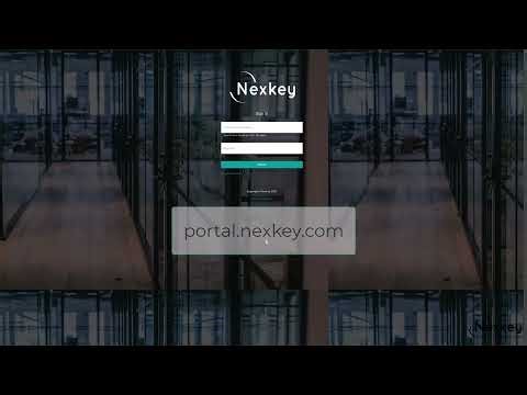 How to Use the Nexkey Web Portal