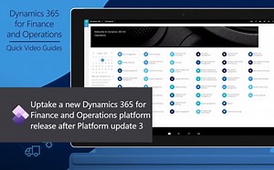 『Dynamics AX』Uptake a new Dynamics 365 for FO