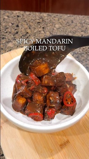 Spicy mandarin boiled tofu