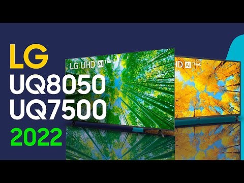 LG UQ8050 E UQ7500 (2023) | ENTENDA AS DIFERENÇAS