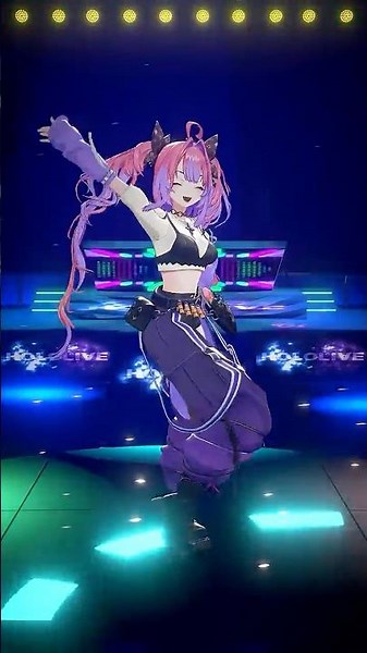 Tried dancing to "Bakuretsu Aishiteru" at double speed! [#KiraraVivi] #vtuber #hololive #dance #s...