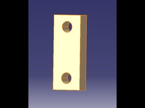 Mechanical Crosshead Assembly | Cover Plate Part Modeling in CATIA | Step by Step