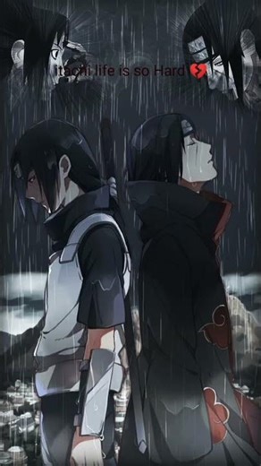 itachi sacrifice everything for villagers and brother 💔💔😞