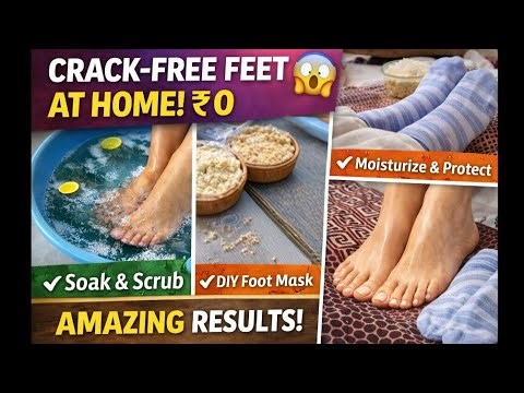 🌿✨Natural Pedicure at Home ✨🌿| Step by Step DIY Foot Care Routine for Soft & Smooth Feet