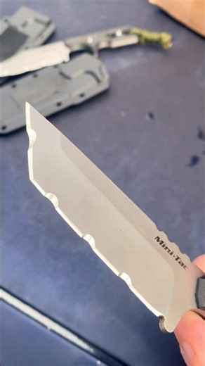 Cold Steel Mini Tac(s) with Serrations Installed @csknives #edc #serrations #selfdefense