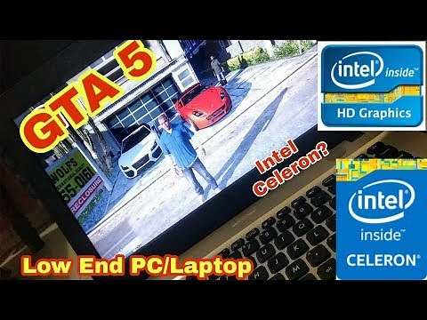 Play GTA V on LOW END PCs/Laptops - [Intel HD + Intel Celeron] - NO LAG MOD