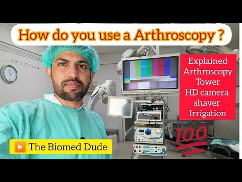 How to operate with Arthroscopy Machine| smith & nephew arthroscopy |Conmed|Biomed Dude #arthroscopy